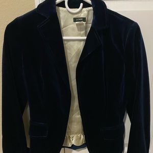 J.crew velvet blazer
